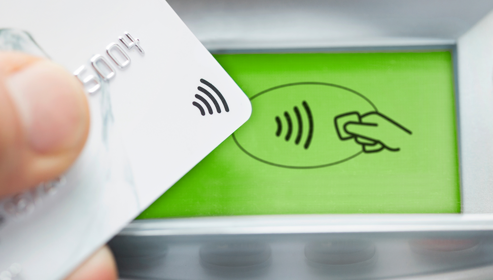 Pagamento con carta contactless del Marconi Express