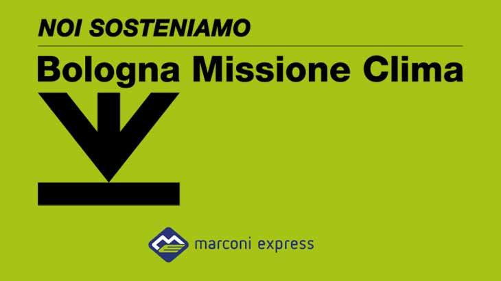 Grafica con logo Bologna Missione Clima