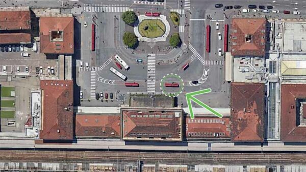 Fermata provvisoria stazione FS